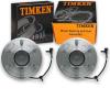 Timken Front Wheel Bearing & Hub Assembly for 2003-2005 GMC Savana 2500 Pair at