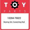 13204-75022 Toyota Bearing set, connecting rod 1320475022, New Genuine OEM Part