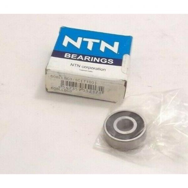 NTN 608LLBC3/5C Radial Bearing - Double Seal - 8mm Bore - 22mm O.D. - 7mm Width  #2 image