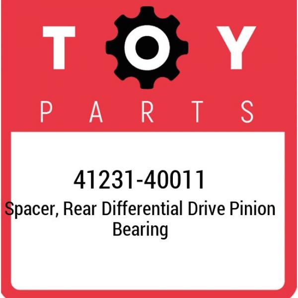 41231-40011 Toyota Spacer, rear differential drive pinion bearing 4123140011, Ne #2 image