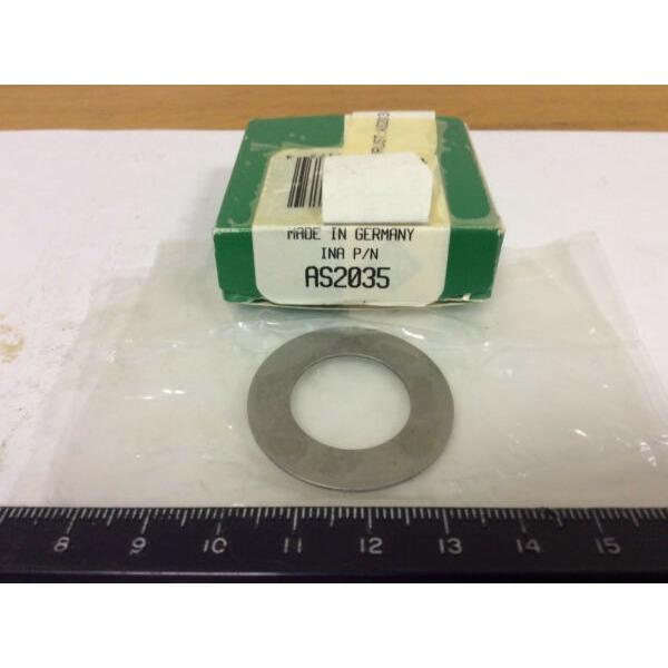 INA AS2035 Thrust Bearing, 20mm ID, 35mm OD, 1mm Width #1 image